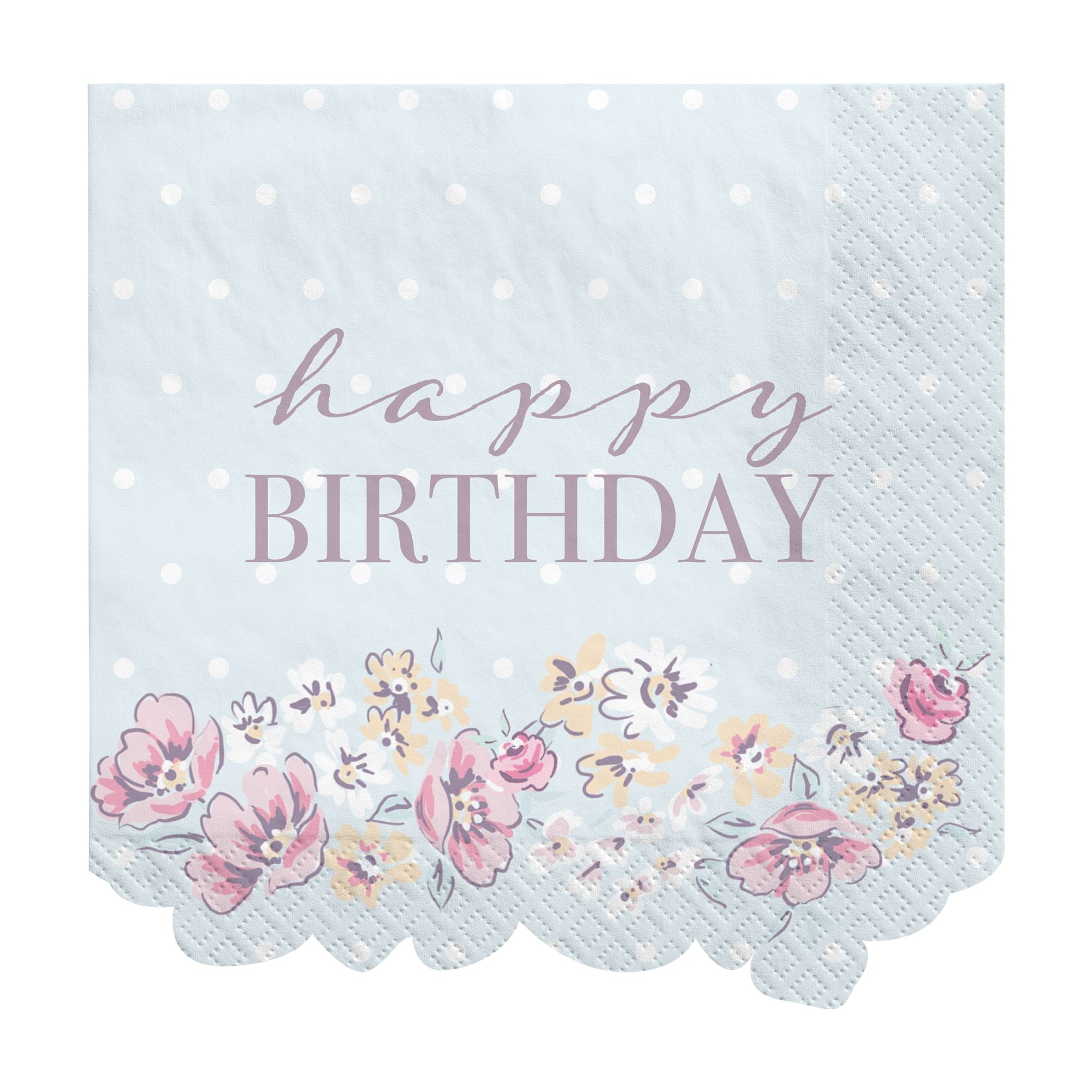 Ribbon and Rose Napkins, 16ct, Assorted Options - Image 2