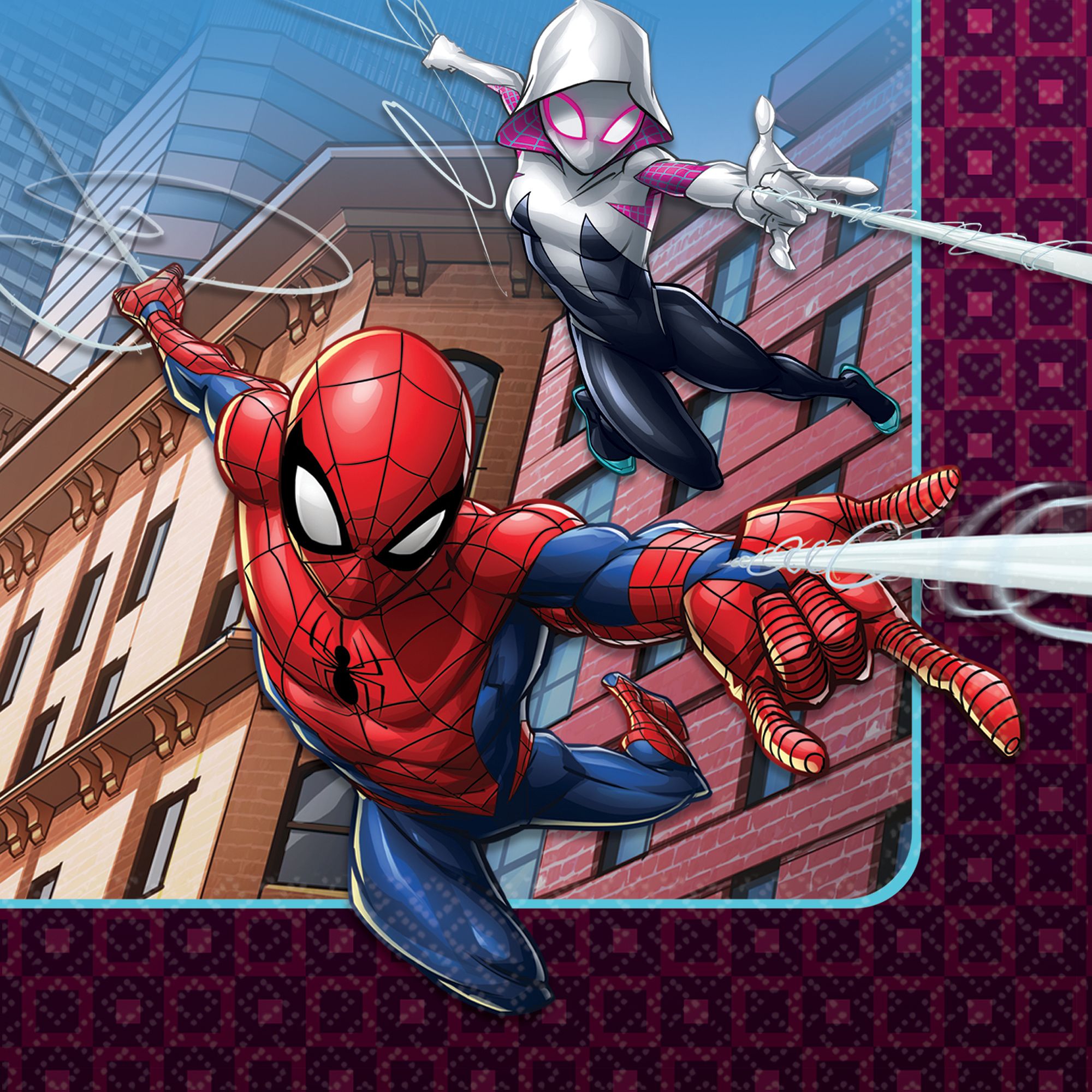 Spider-Man Webbed Wonder Beverage Napkins 16ct - Image 2