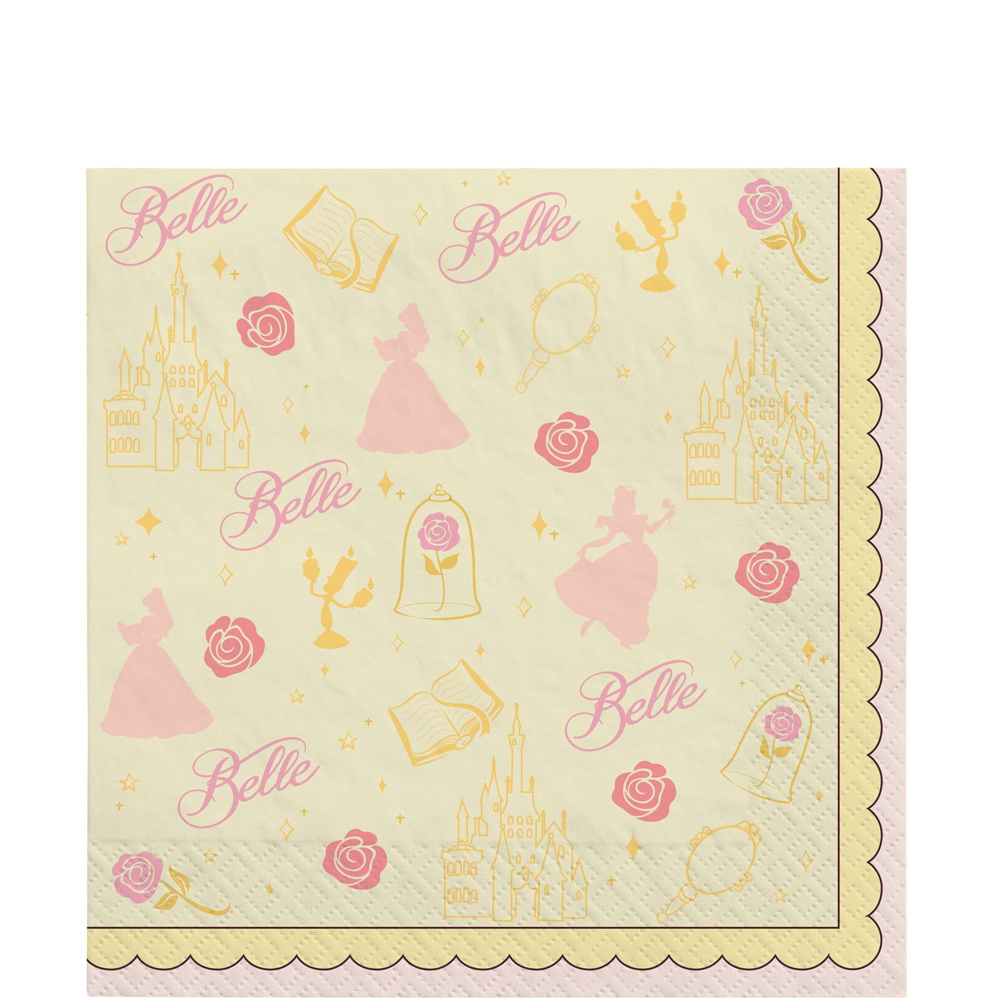 Disney Belle Once Upon A Time Lunch Napkins, 16ct, Assorted Options - Image 2
