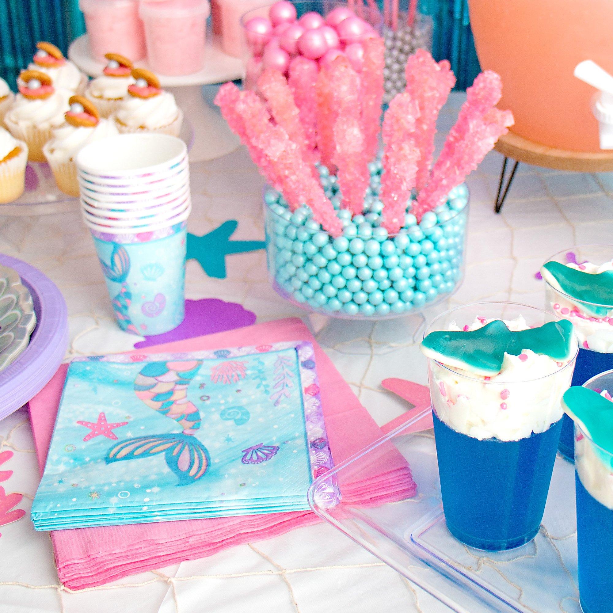 Shimmering Mermaids Paper Lunch Napkins, 6.5in, 16ct - Image 2