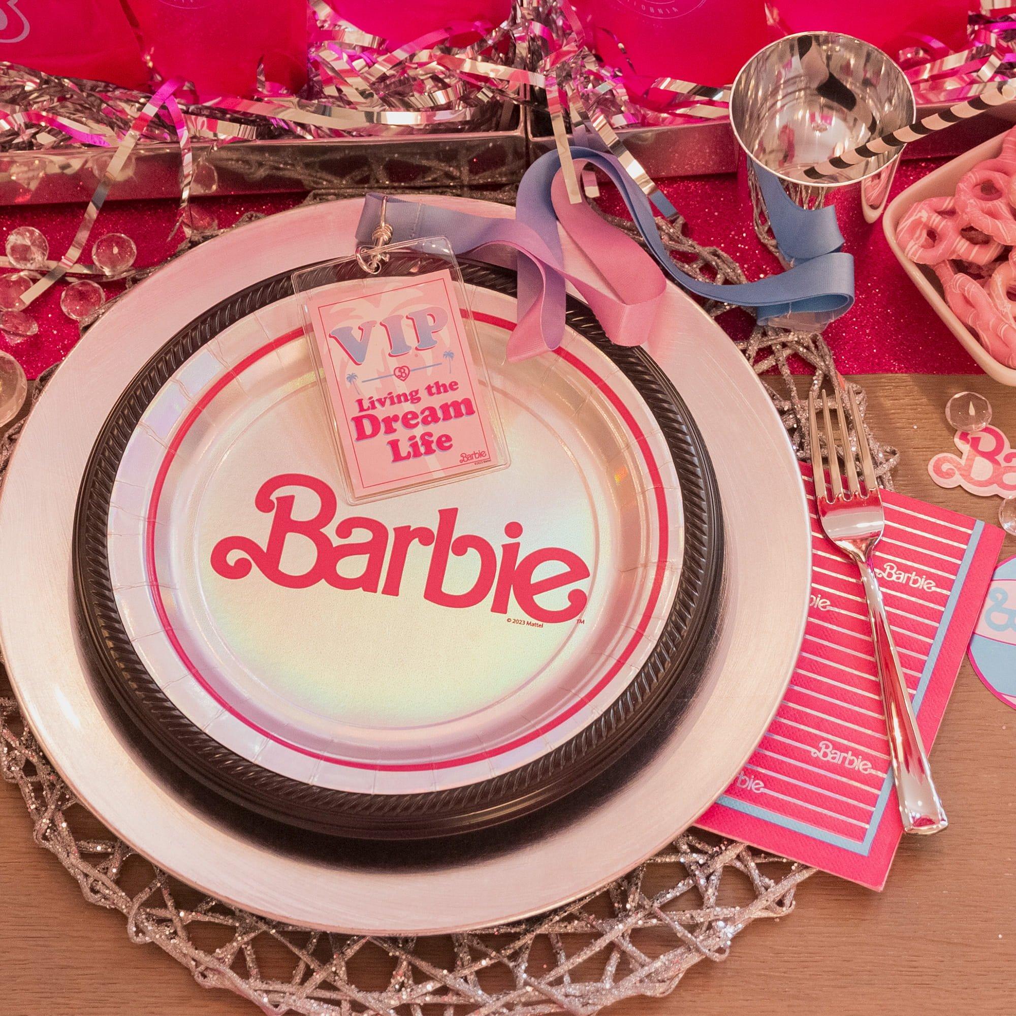 Metallic Malibu Barbie Paper Lunch Napkins, 6.5in, 16ct - Image 2