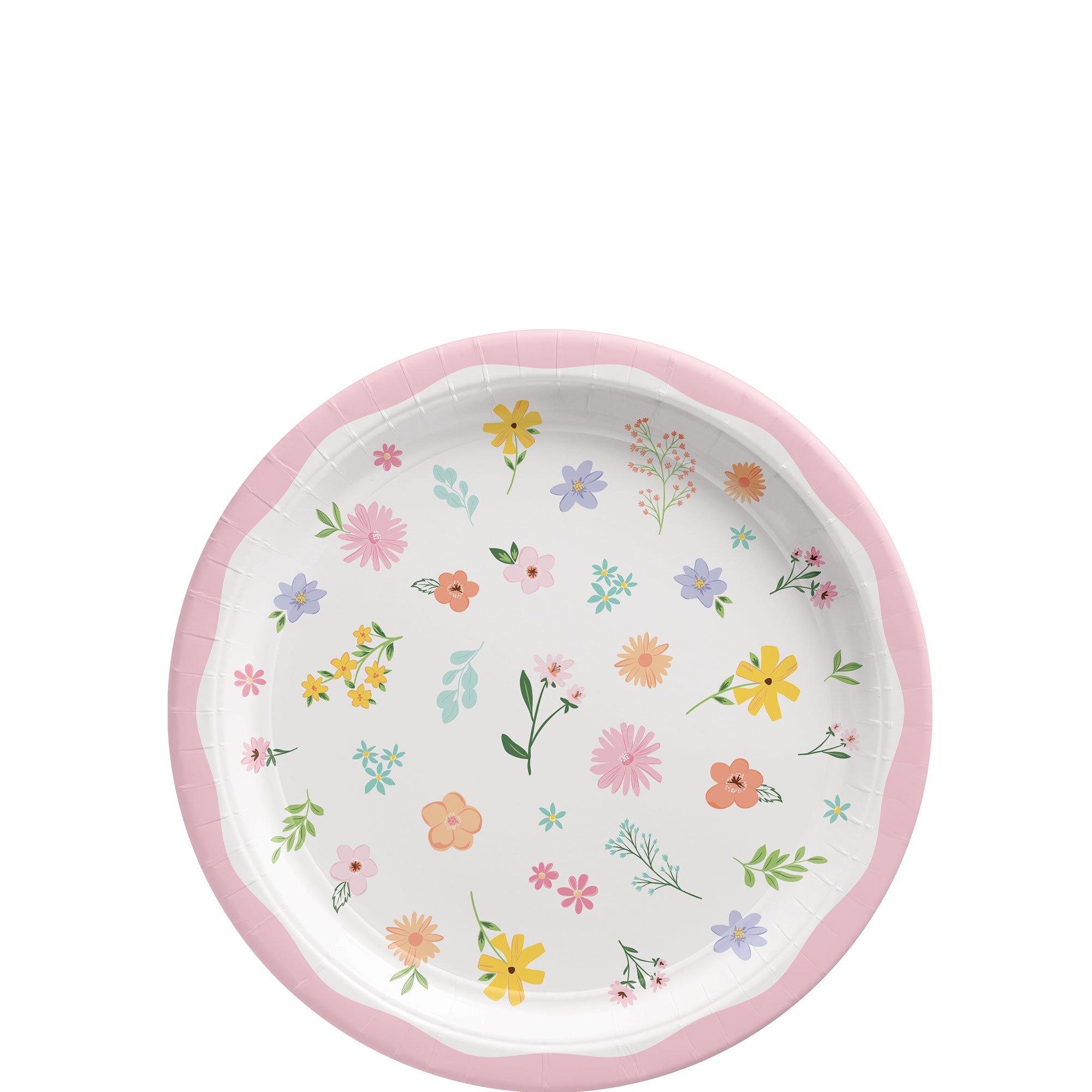 Springtime Blooms Paper Plates, 8ct, Assorted Options - Image 2