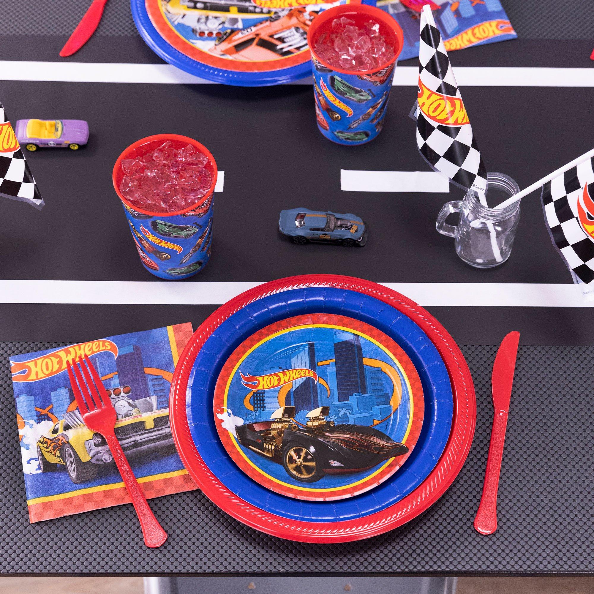Hot Wheels Dessert Plates, 7in, 8ct - Image 2