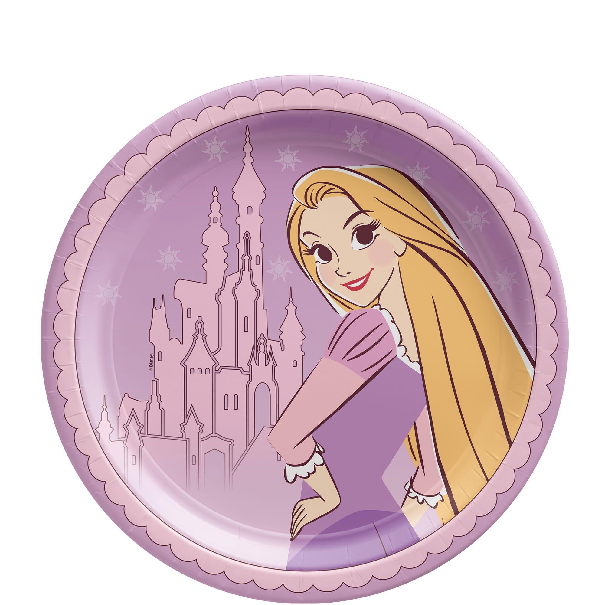 Disney Rapunzel Once Upon A Time Paper Lunch Plate, 8ct, Assorted Options - Image 2