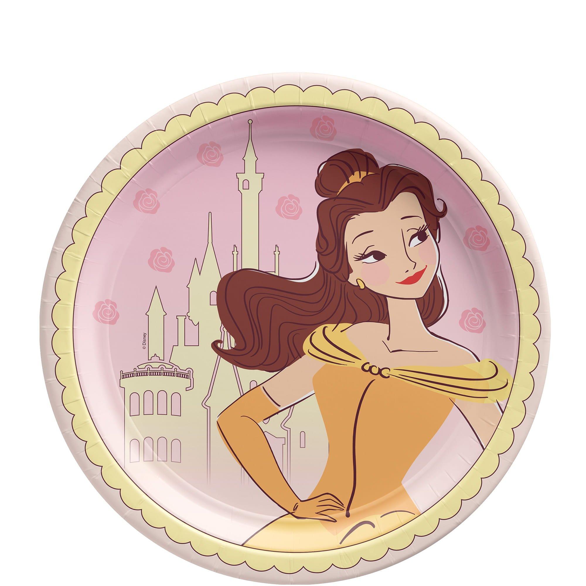 Disney Belle Once Upon A Time Paper Lunch Plate, 8ct, Assorted Options - Image 2