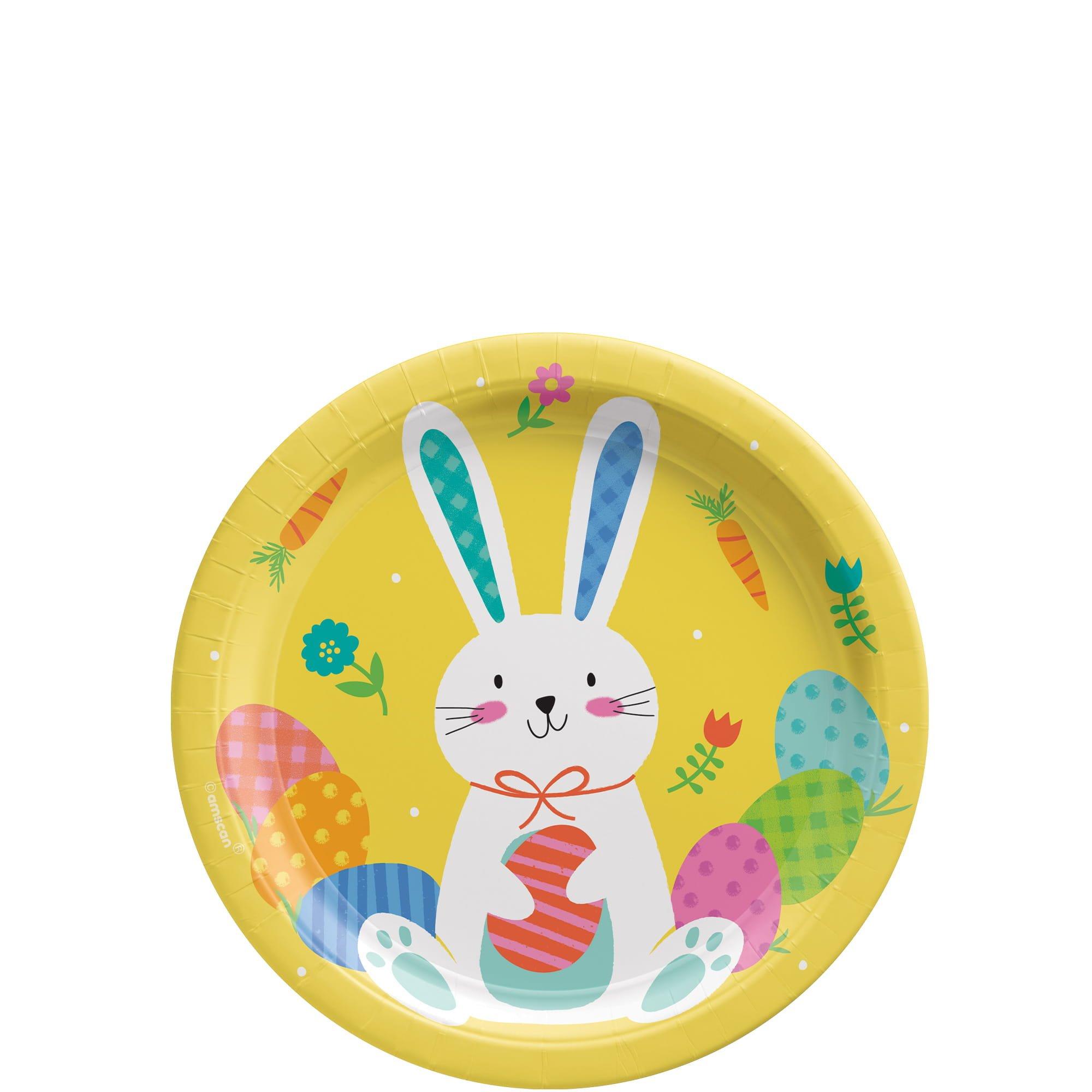 Funny Bunny Easter Paper Plates, 9in, 8ct, Assorted Options - Image 2