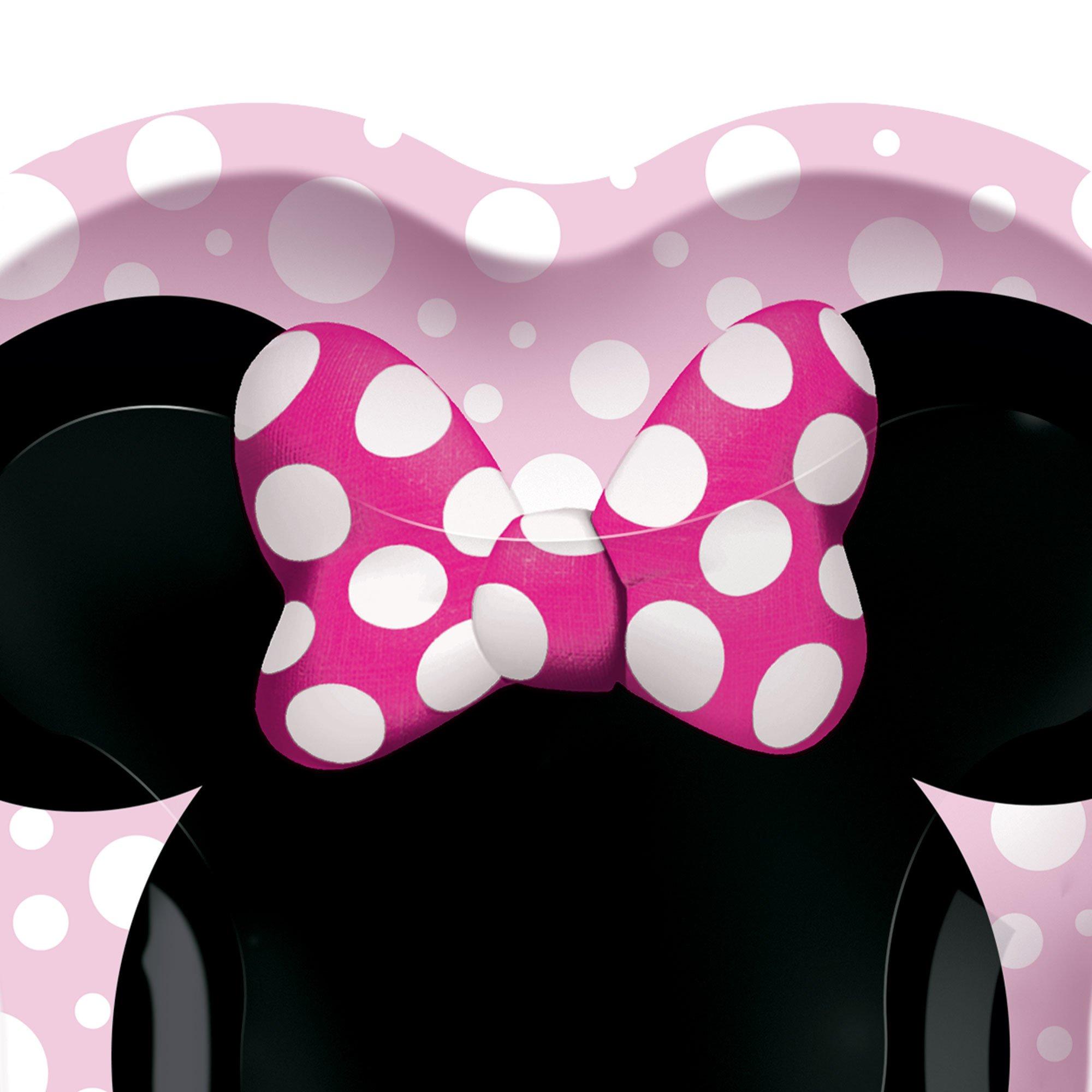 Shaped Minnie Mouse Forever Lunch Plates, 8ct - Image 2