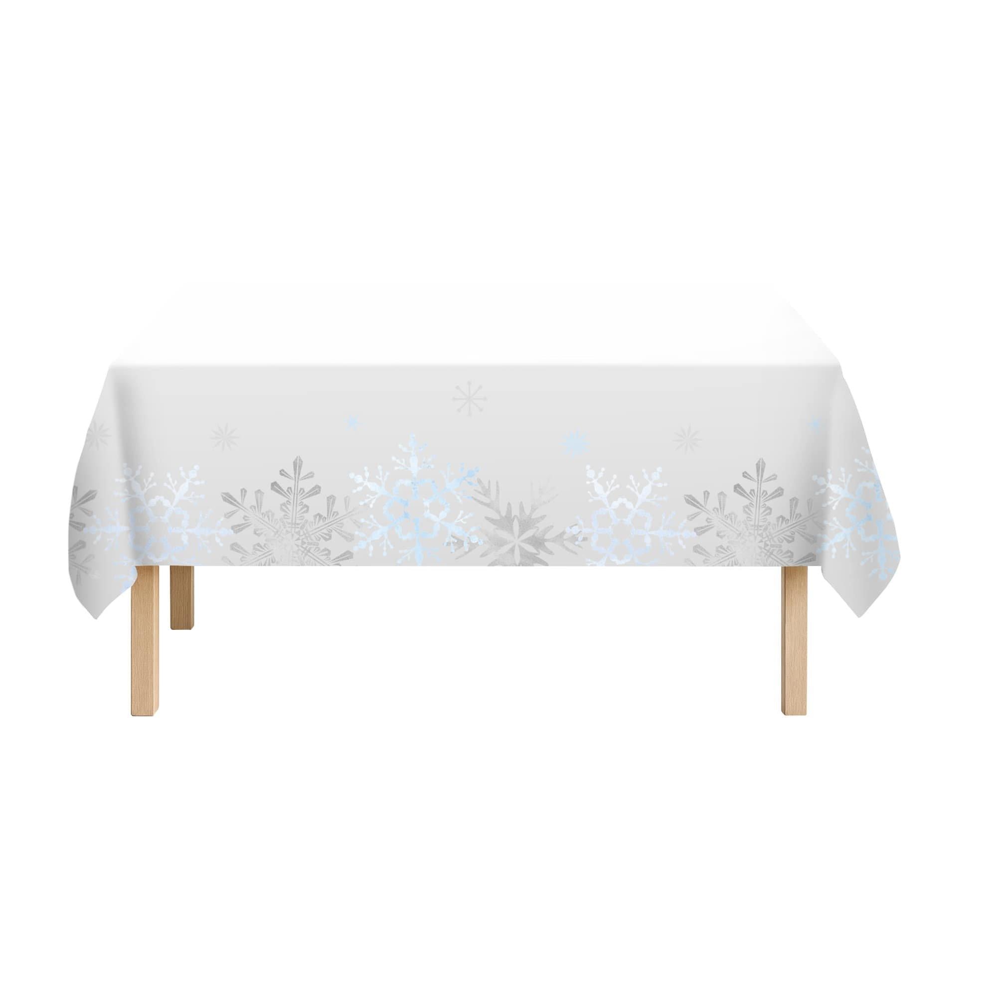 Snowlace Plastic Tablecover, 54 x 102in - Image 2