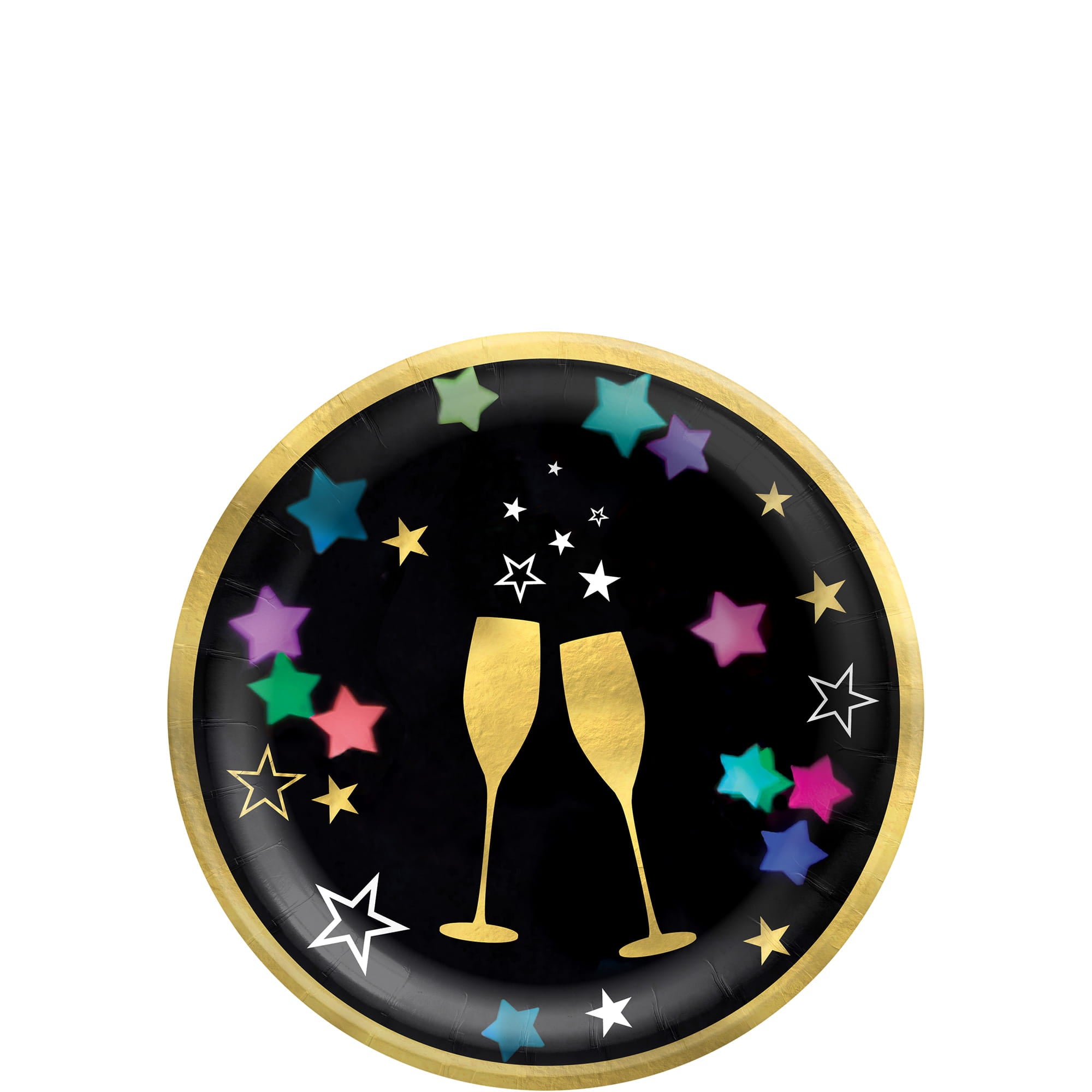 Starlight NYE Dessert Plate, 8ct, Assorted Options - Image 2