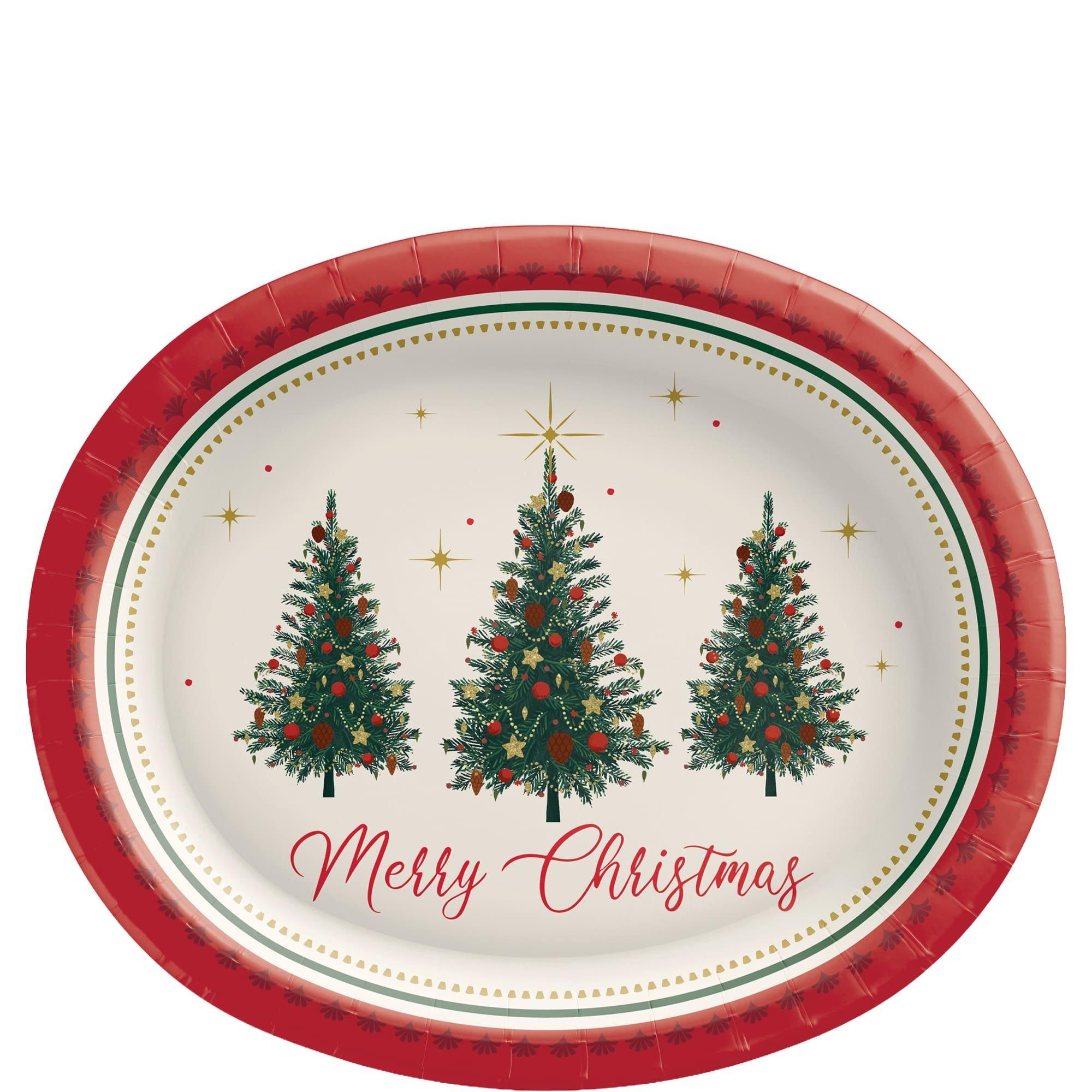 Elegant Evergreen Plate, 8ct, Assorted Options - Image 2
