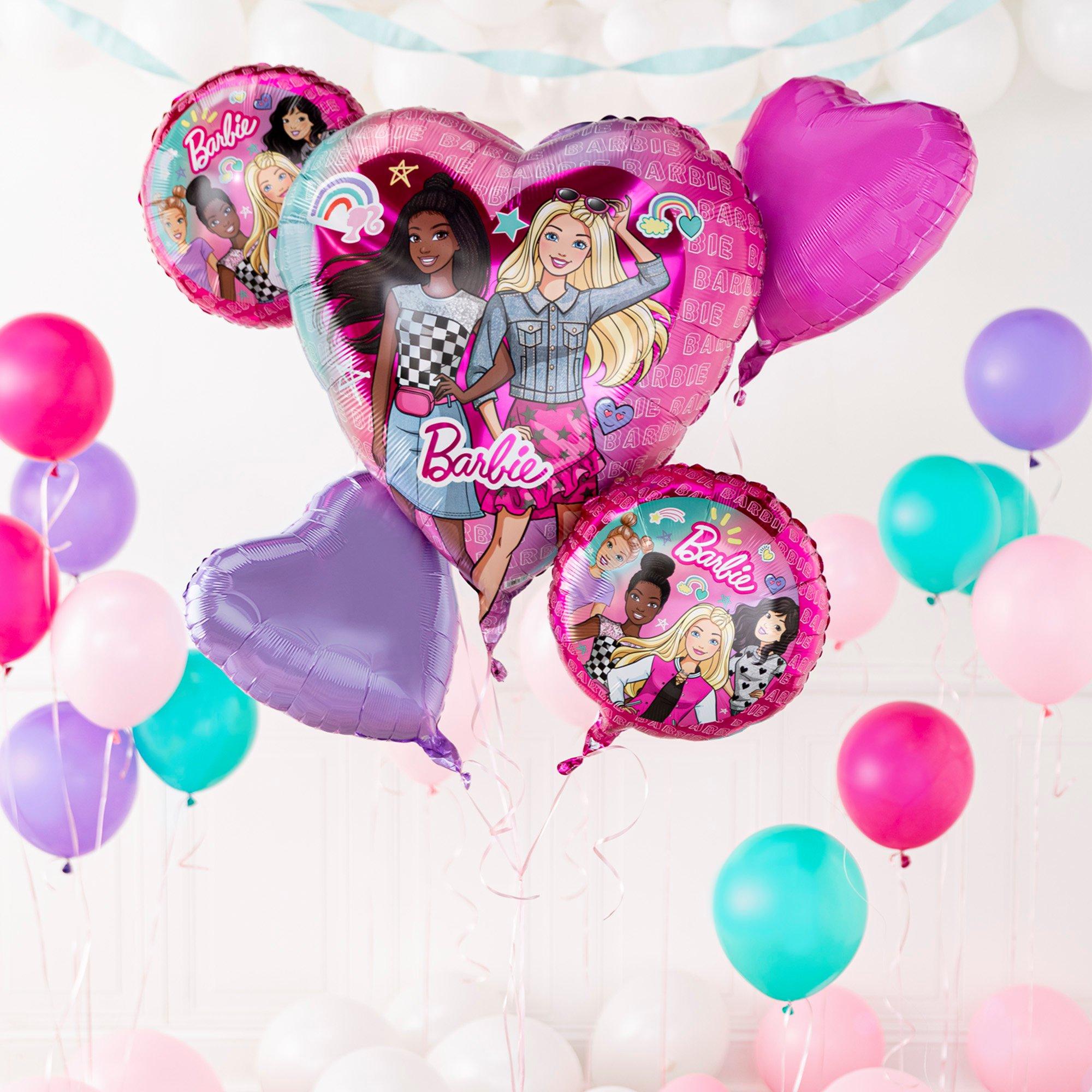 Barbie Dream Together Foil Balloon Bouquet, 5pc - Image 2