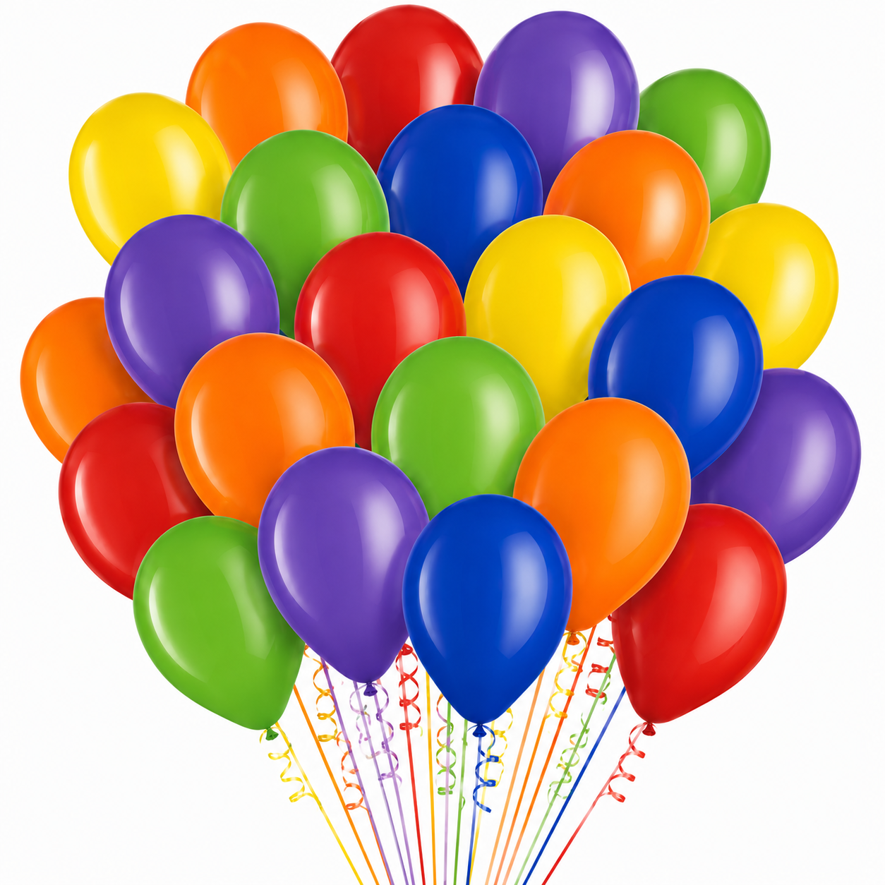 Assorted Latex Balloons, 11in, 50ct