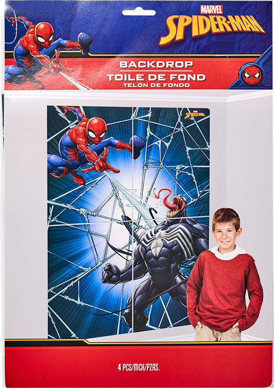 Spider-Man Webbed Wonder Scene Setter, 55.6in x 80.2in, 4pc - Image 2