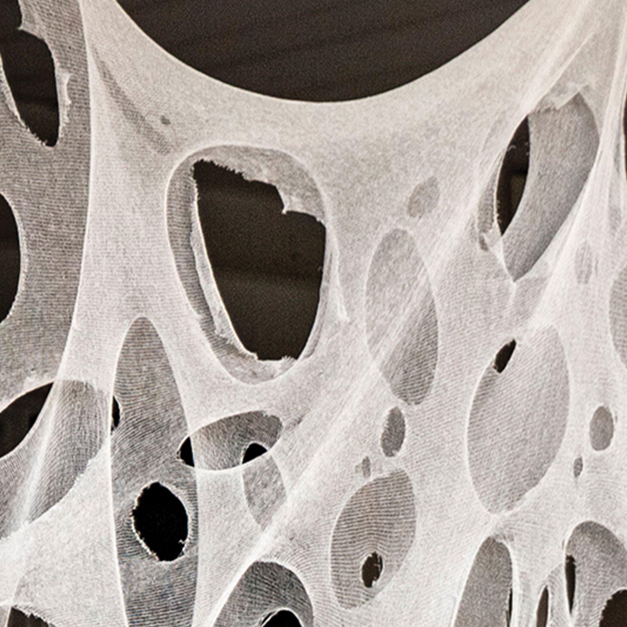 White Fabric Spider Webbing, 3.25ft x 9.8ft - Image 2