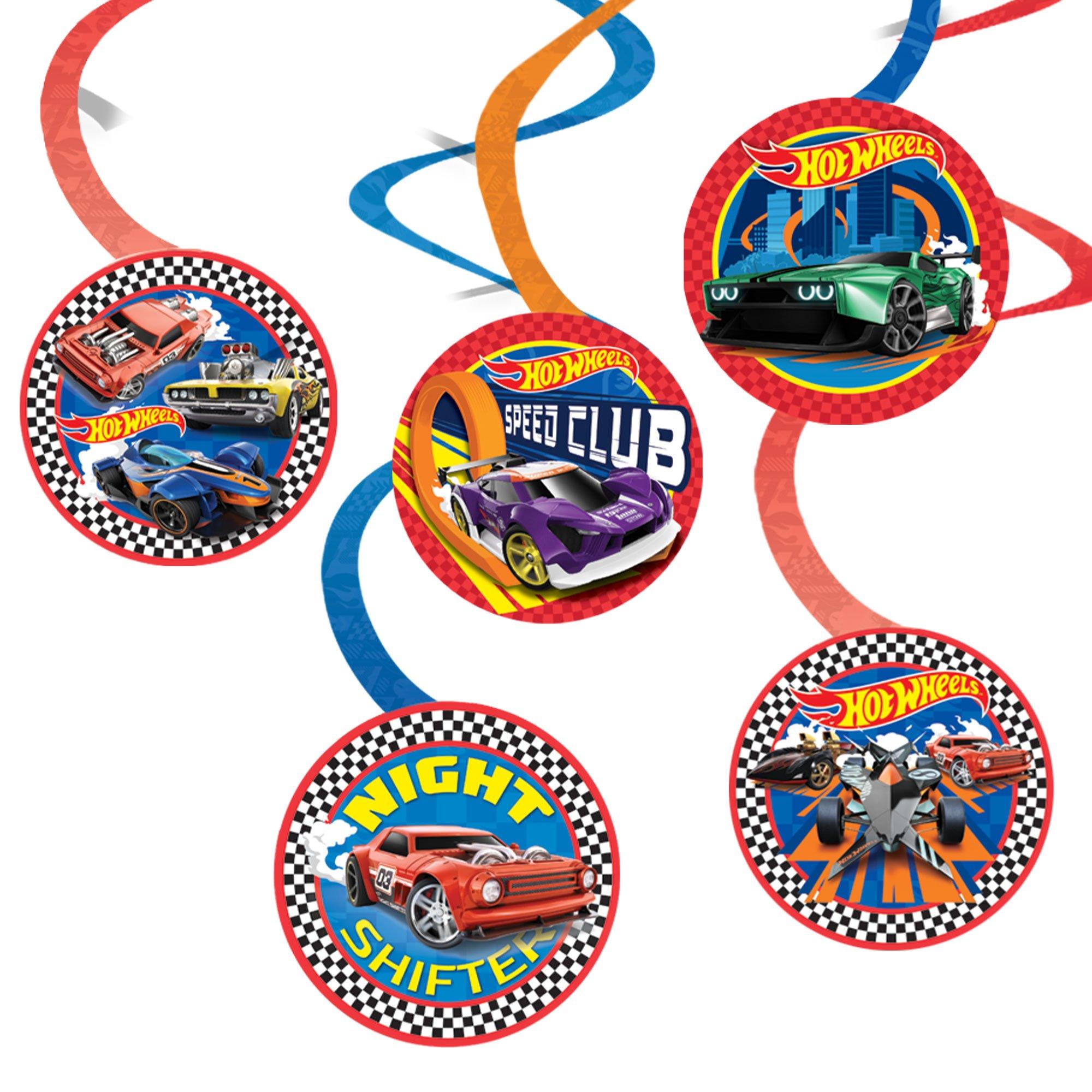 Hot Wheels Swirl Decorations, 12ct - Image 2