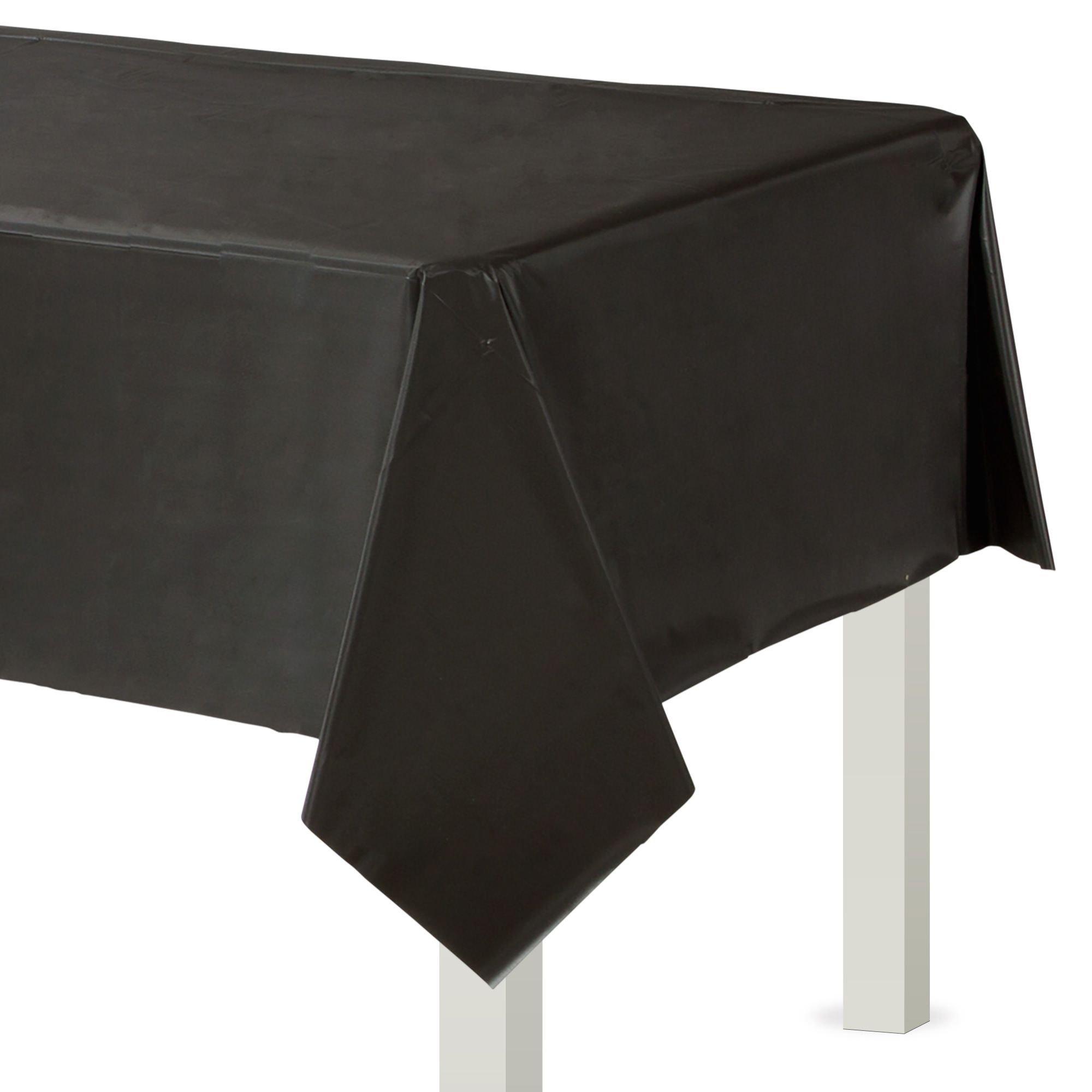 Plastic Table Cover, 54in x 108in, Assorted Colors - Image 2