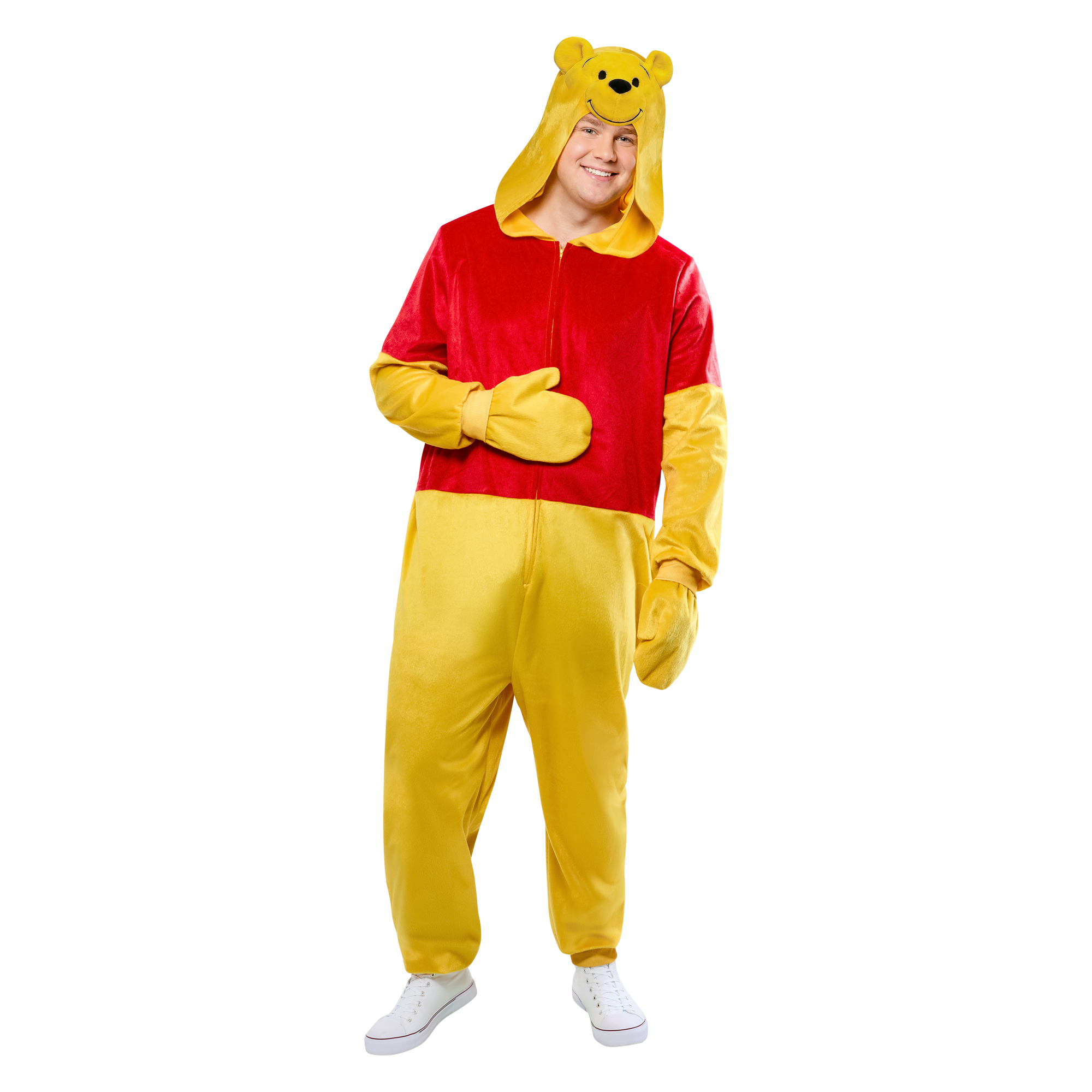 Disney Winnie the Pooh Plus Size Zipsters Costume for Adults