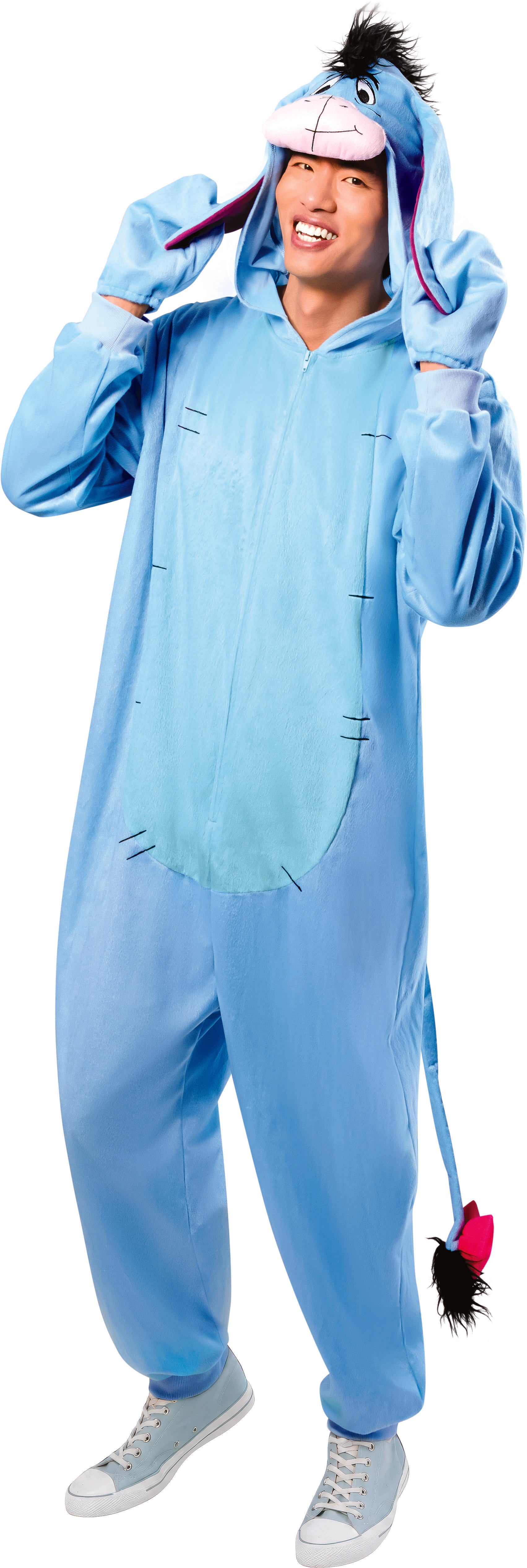 Disney Winnie the Pooh Eeyore Zipsters Costume for Adults