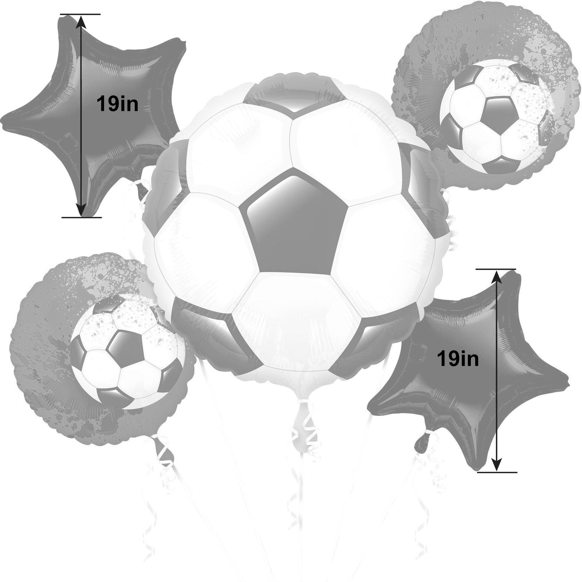 Goal Getter Foil Balloon Bouquet, 5pc - Image 2
