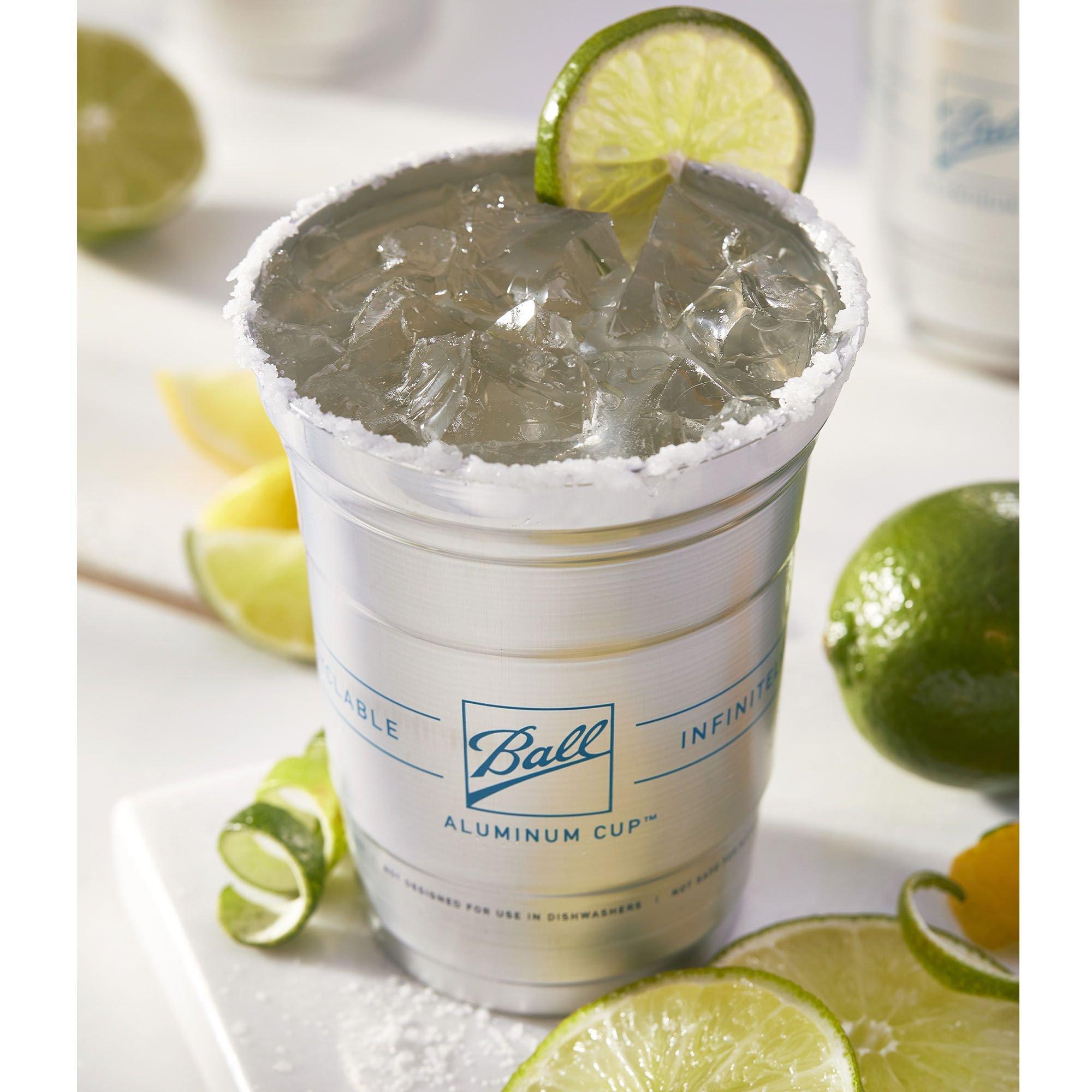 Ball Aluminum Cup, 16oz, 24ct - The Ultimate 100% Recyclable Cold-Drink Cup - Image 2