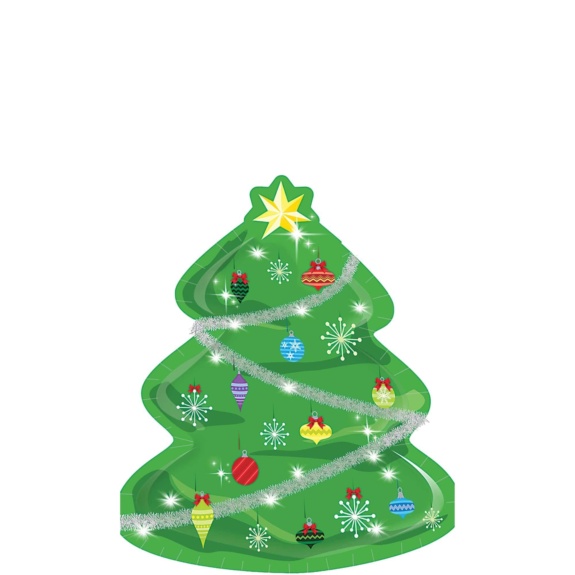 Christmas Tree Dessert Plate, 8ct - Image 2