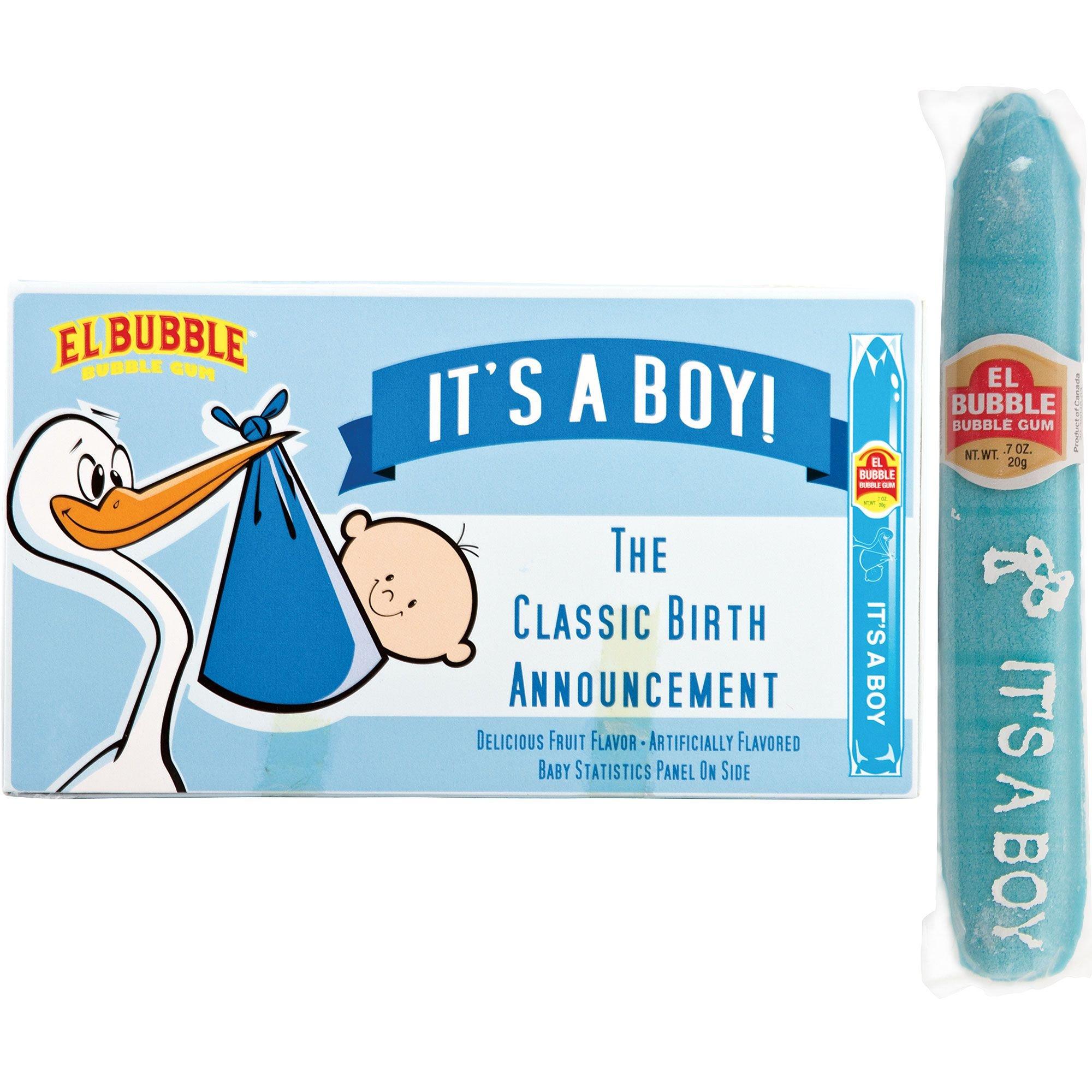 Baby Shower Bubble Gum Cigars 36ct, Assorted Colors - Image 2