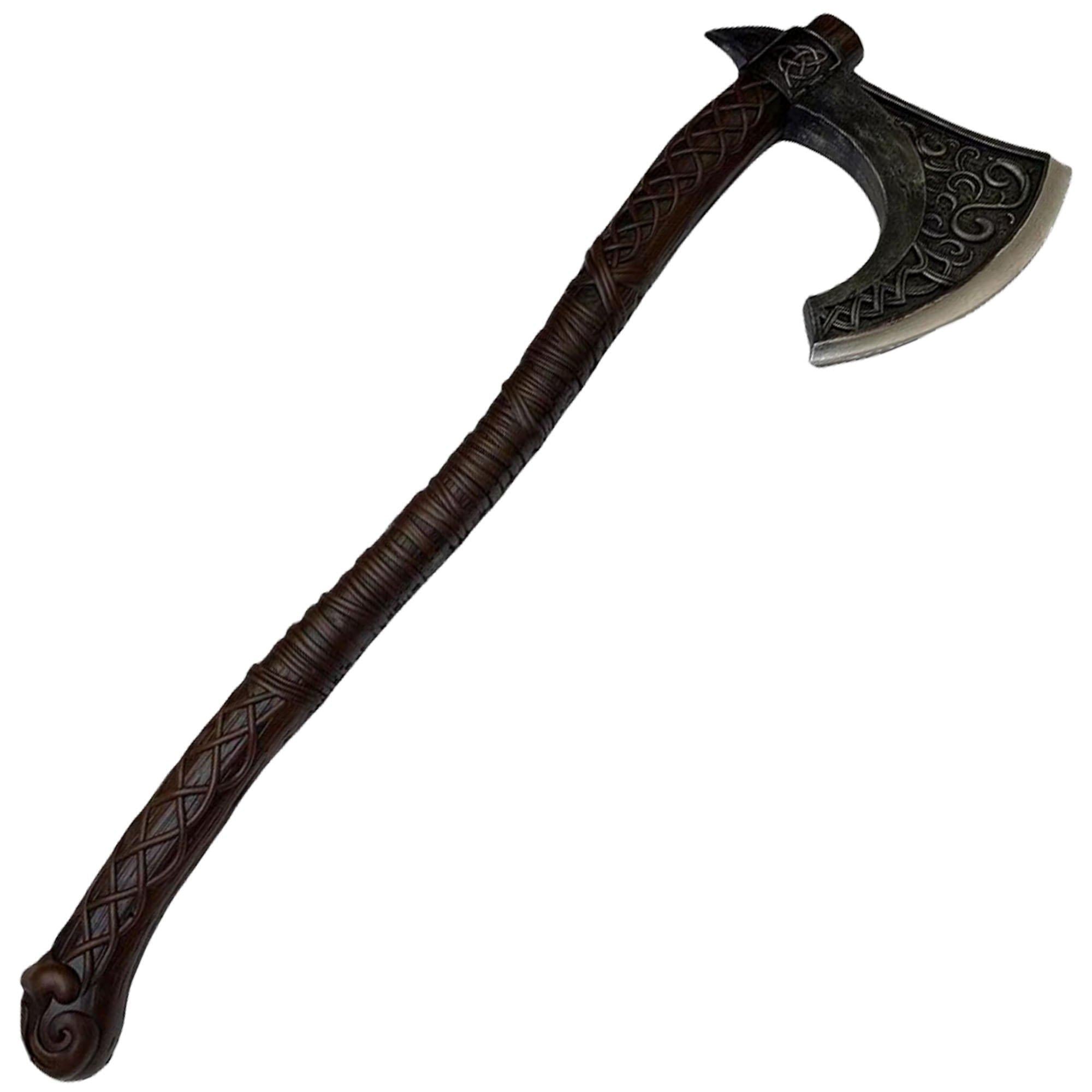 Viking Bearded Battle Axe, 44in - High-Density Foam Prop
