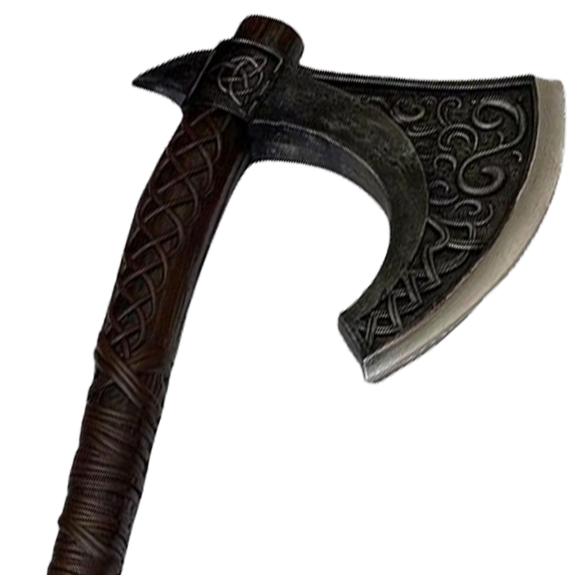 Viking Bearded Battle Axe, 44in - High-Density Foam Prop - Image 2