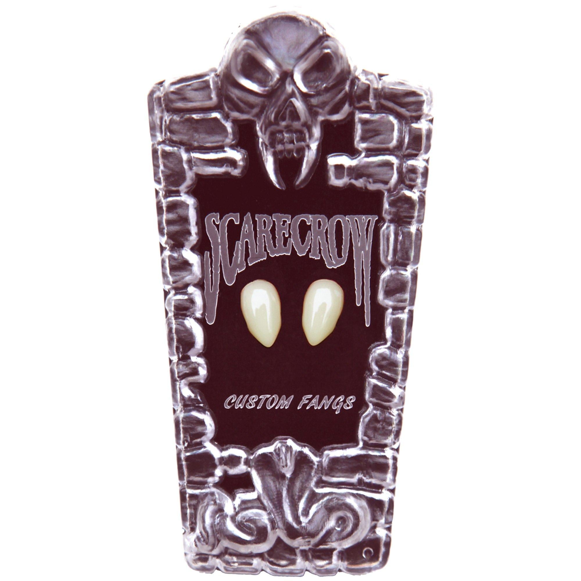 Scarecrow Small Deluxe Vampire Fang Set, 14mm, 2pc - Image 2