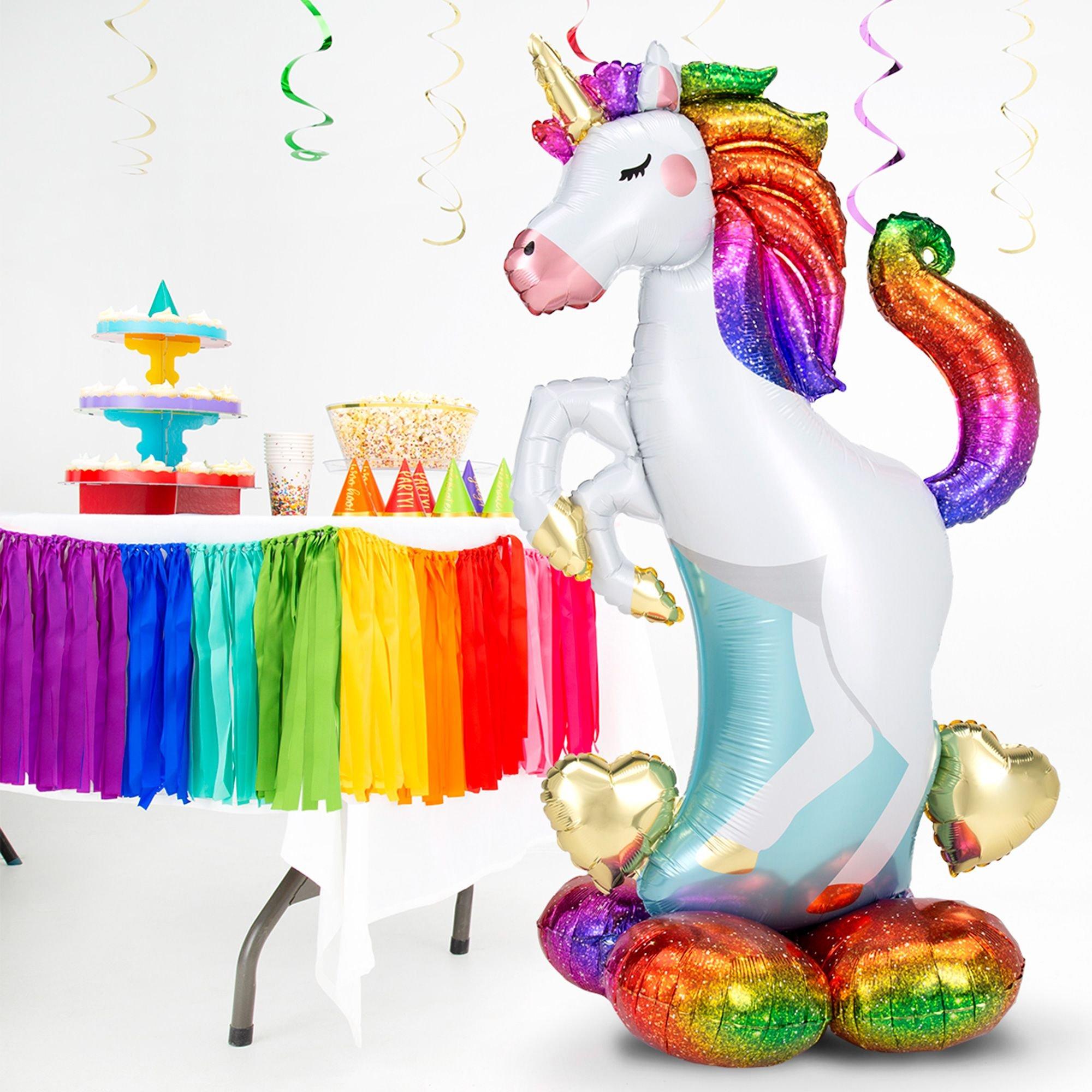 AirLoonz Rainbow Unicorn Balloon, 55in - Image 2