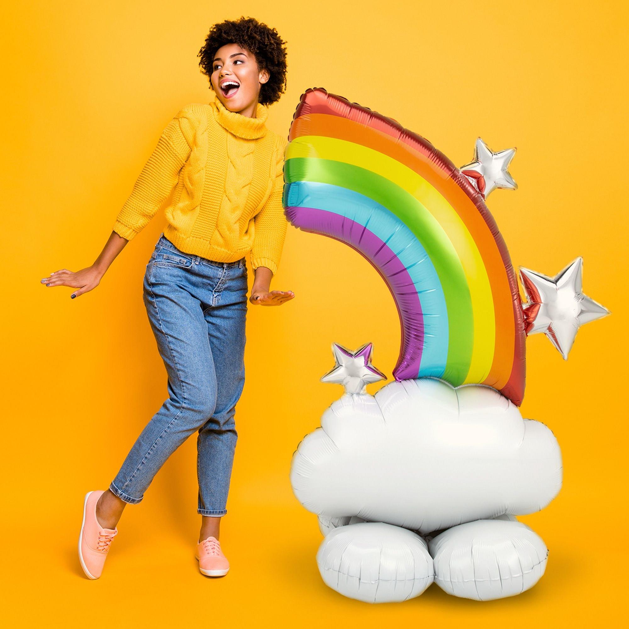 AirLoonz Half Rainbow Balloon, 52in - Image 2